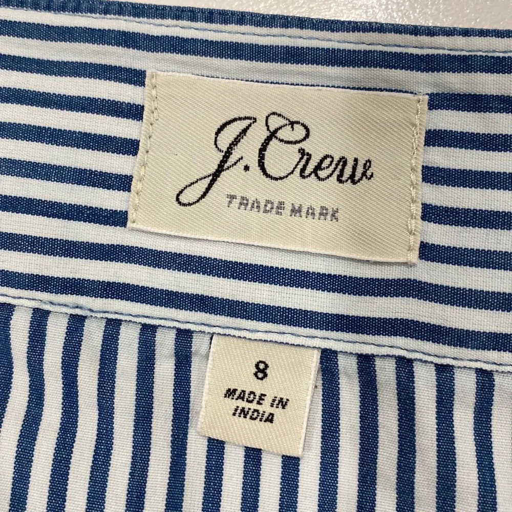 JCREW A-line Cotton Midi Skirt